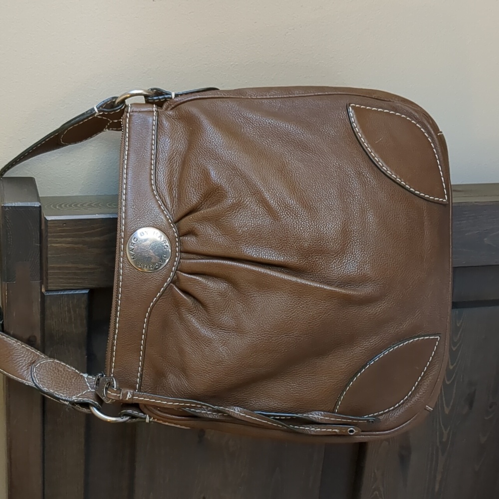 Mark by Marc Jacobs Leather Lovely Luz Large Messenger Purse bag